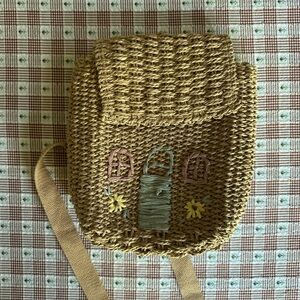 Handcrafted Tan Woven Bag